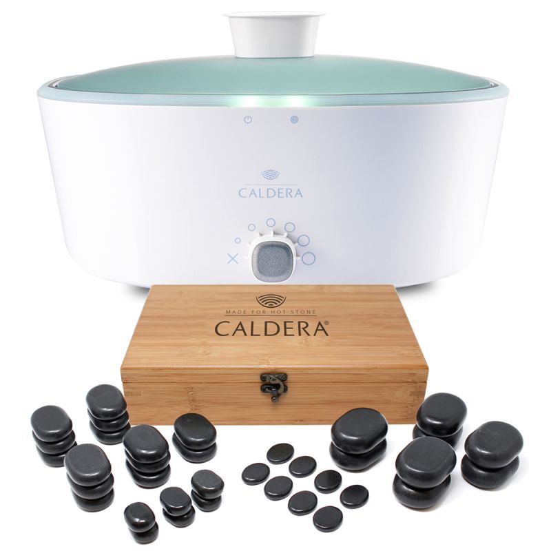 CALDERA Hot Stone Massage Komplett Set | STARTER SET