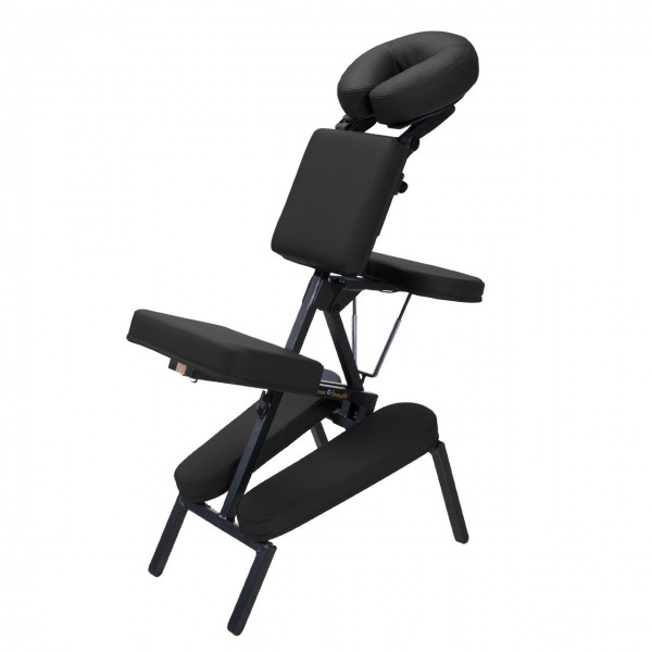 Komplettpaket Massagestuhl Inner Strength ELEMENT - leicht - kompakt - stabil - in Farbe black