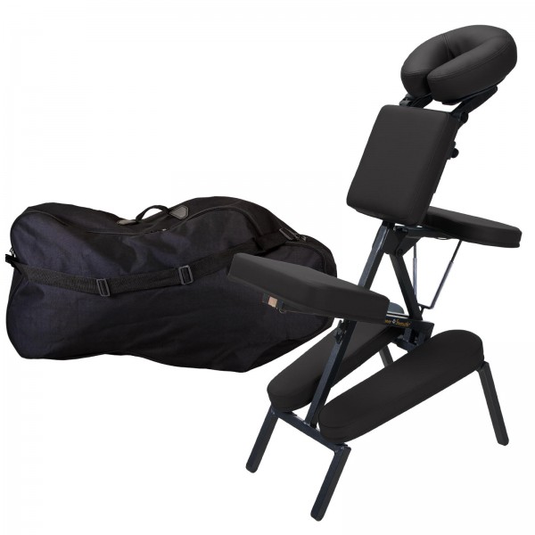 Massagestuhl klappbar mit Tasche | Inner Strength ELEMENT - Set | black